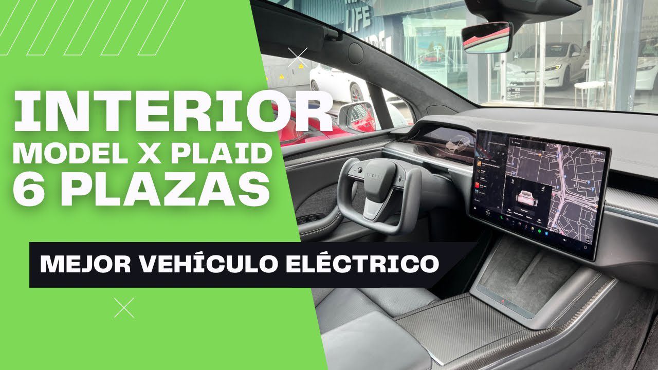Lujo Eléctrico: Interior Espacioso del Model X