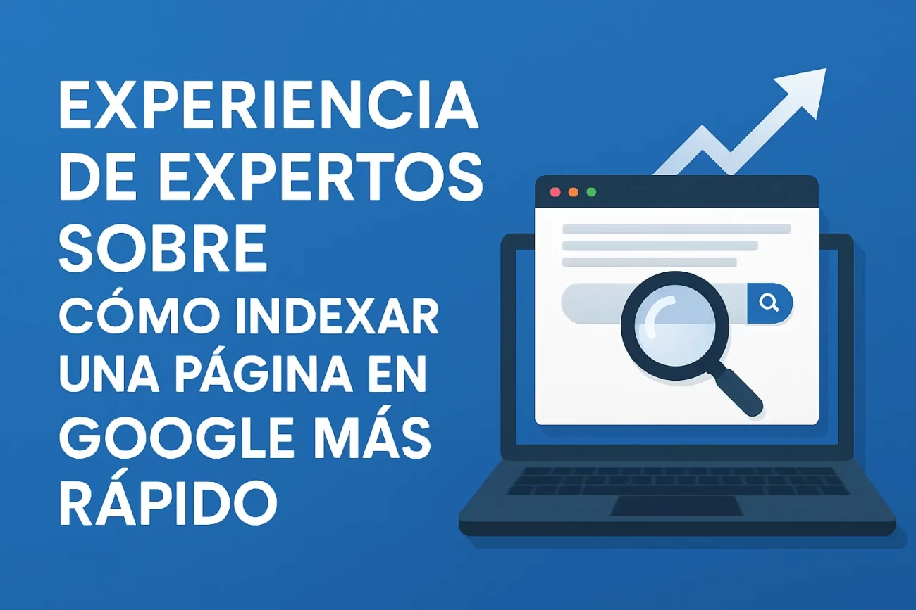 experiencia de expertos sobre Cómo indexar una página en Google más rápido