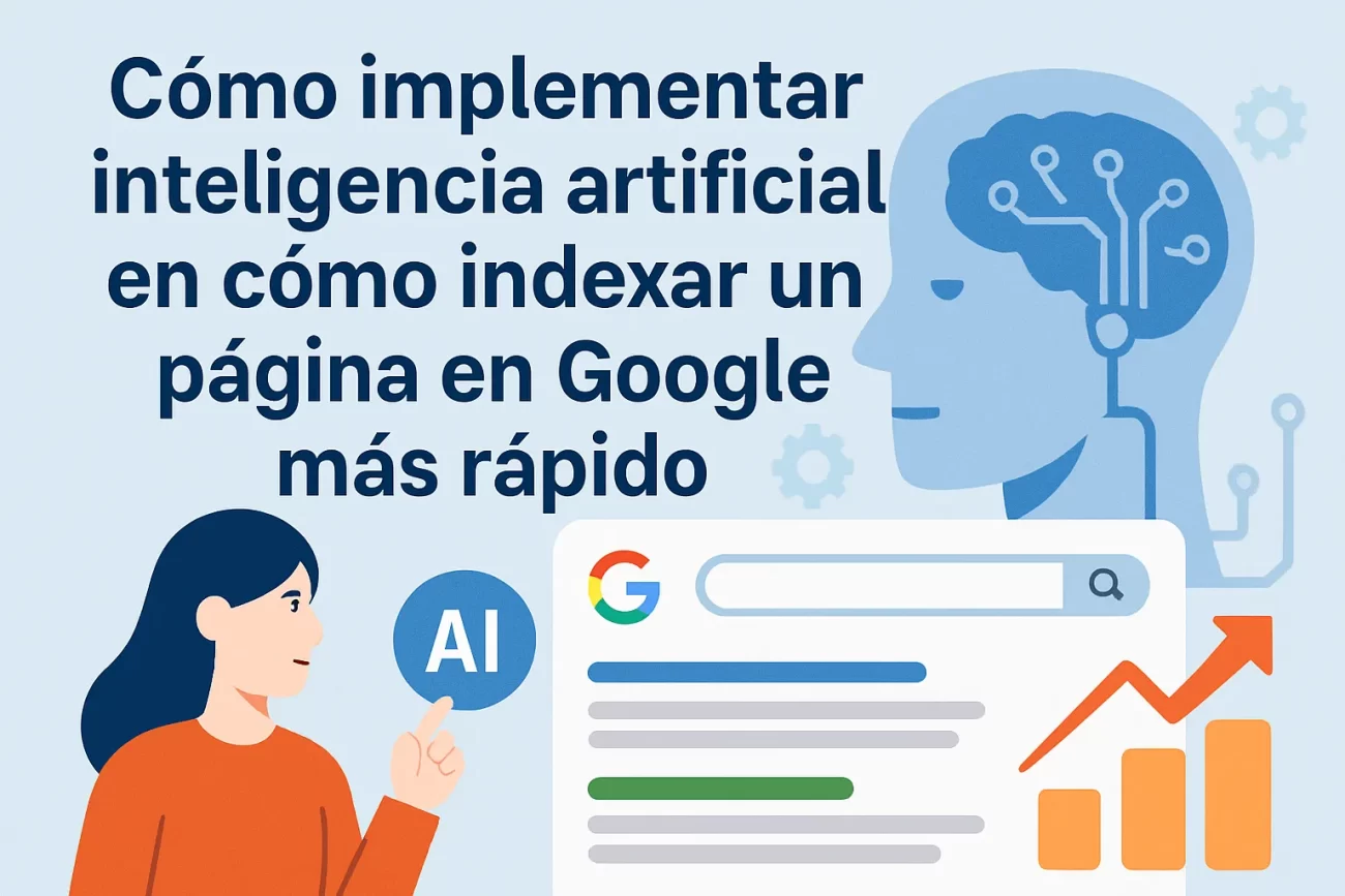 cómo implementar inteligencia artificial en Cómo indexar una página en Google más rápido