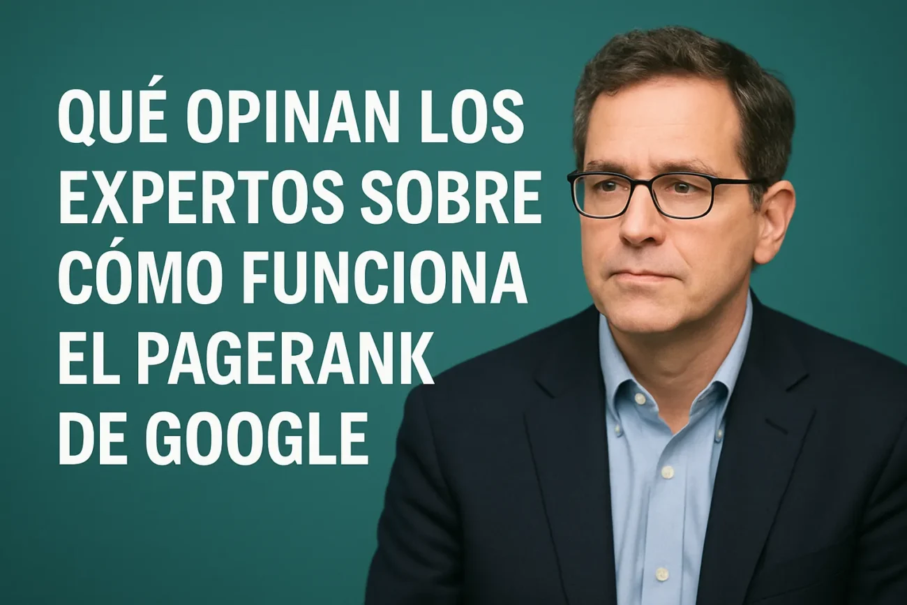 qué opinan los expertos sobre Cómo funciona el PageRank de Google