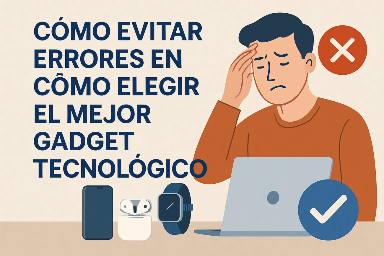 cómo evitar errores en Cómo elegir el mejor gadget tecnológico