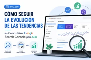 cómo seguir la evolución de las tendencias en Cómo utilizar Google Search Console para SEO