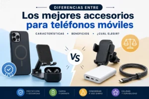 diferencias entre Los mejores accesorios para teléfonos móviles