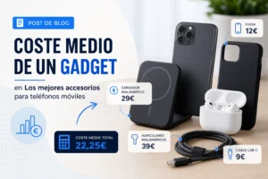 coste medio de un gadget en Los mejores accesorios para teléfonos móviles